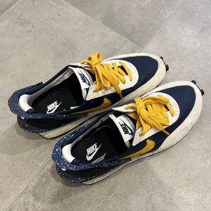 Nike Undercover x daybreak sneakers size 9(women), Navy/yellow